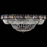 Люстра Кольцо Классика №8 Черная с чайными подвесками в Подольске