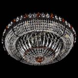 Люстра Кольцо Классика №8 Черная с чайными подвесками в Подольске