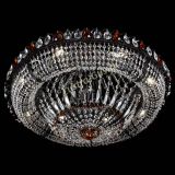 Люстра Кольцо Классика №8 Черная с чайными подвесками в Подольске