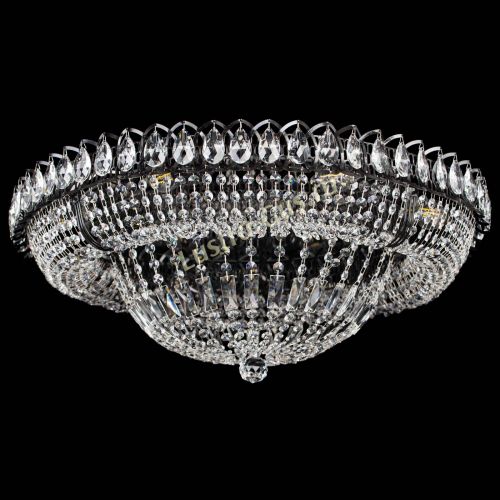 Люстра Кольцо Классика №8 Черная в Подольске Гусь Хрустальный