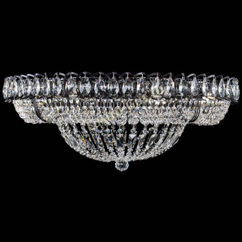 Люстра Кольцо Классика №8 Черная в Подольске Гусь Хрустальный