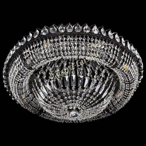 Люстра Кольцо Классика №8 Черная в Подольске Гусь Хрустальный