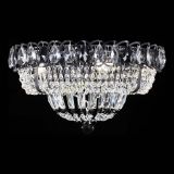 Люстра Кольцо Классика Черная с черными подвесками в Подольске