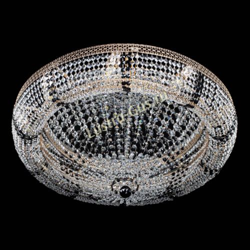 Люстра Кольцо Классика Венеция черная в Подольске Гусь Хрустальный