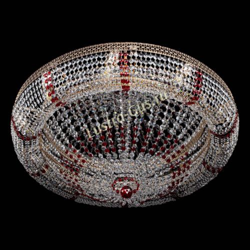 Люстра Кольцо Классика Венеция красная в Подольске Гусь Хрустальный