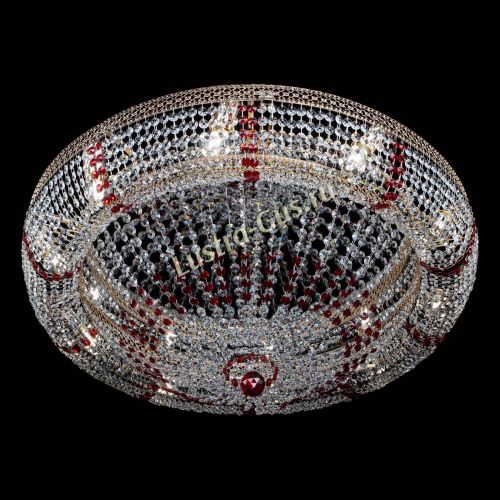 Люстра Кольцо Классика Венеция красная в Подольске Гусь Хрустальный