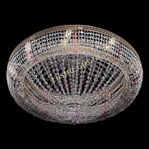 Люстра Кольцо Классика Венеция розовая в Подольске Гусь Хрустальный