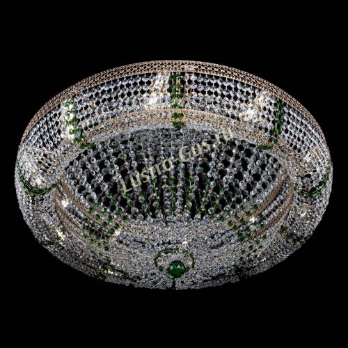 Люстра Кольцо Классика Венеция зеленая в Подольске Гусь Хрустальный