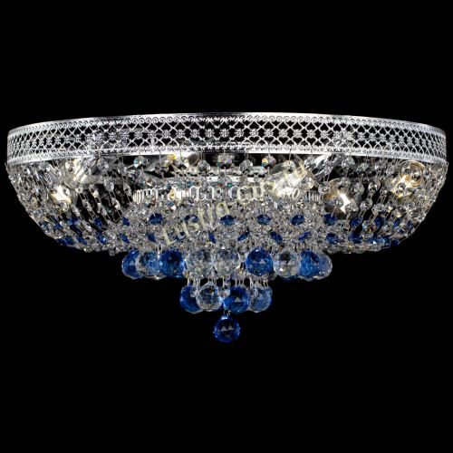 Люстра Кольцо Венеция №44 синяя в Подольске Гусь Хрустальный