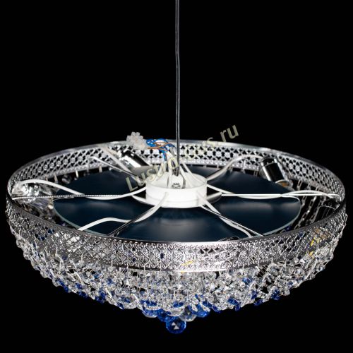 Люстра Кольцо Венеция №44 синяя в Подольске Гусь Хрустальный