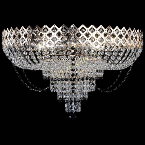 Люстра Корона №11 черная в Подольске Гусь Хрустальный