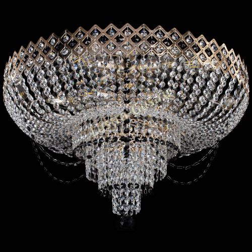 Люстра Корона №11 черная в Подольске Гусь Хрустальный