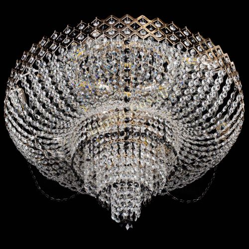 Люстра Корона №11 черная в Подольске Гусь Хрустальный