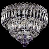 Люстра Корона №5 фиолетовая в Подольске