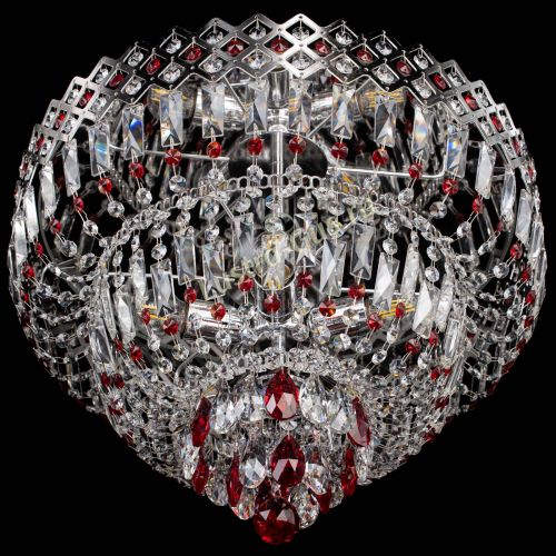 Люстра Корона №5 красная в Подольске Гусь Хрустальный