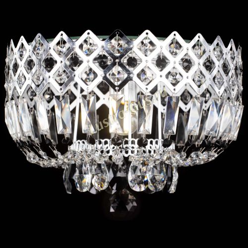 Люстра Корона пластинка №1 черная в Подольске Гусь Хрустальный