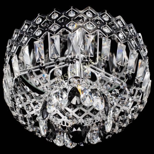 Люстра Корона пластинка №1 черная в Подольске Гусь Хрустальный