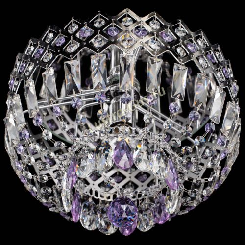 Люстра Корона пластинка №1 фиолетовая в Подольске Гусь Хрустальный