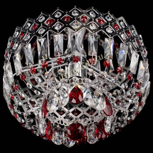 Люстра Корона пластинка №1 красная в Подольске Гусь Хрустальный