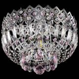 Люстра Корона пластинка №1 розовая в Подольске Люстра Корона пластинка №1 розовая в Подольске