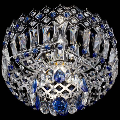 Люстра Корона пластинка №1 синяя в Подольске Гусь Хрустальный