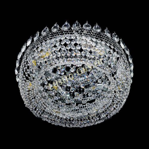 Люстра Корона Сетка 450 мм в Подольске Гусь Хрустальный