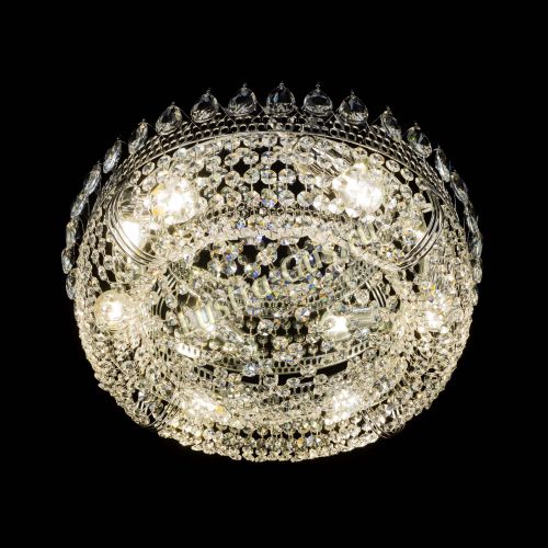 Люстра Корона Сетка 450 мм в Подольске Гусь Хрустальный