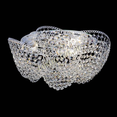 Люстра Космея №3 Белая в Подольске Гусь Хрустальный