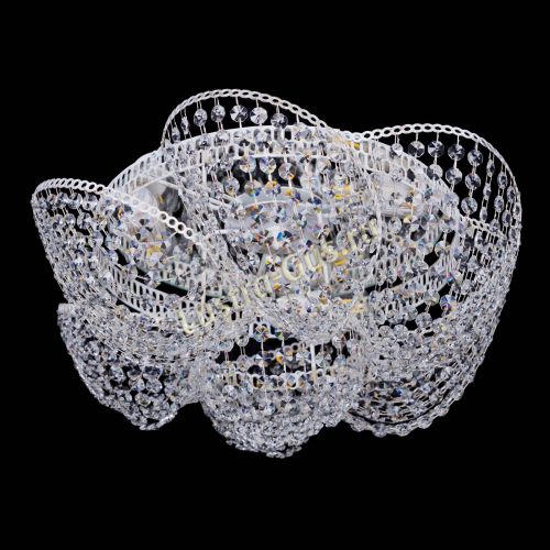 Люстра Космея №3 Белая в Подольске Гусь Хрустальный