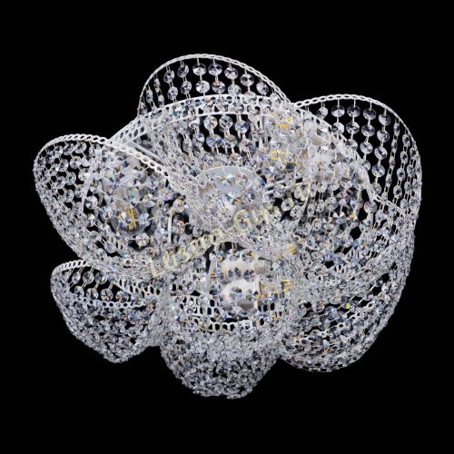 Люстра Космея №3 Белая в Подольске Гусь Хрустальный