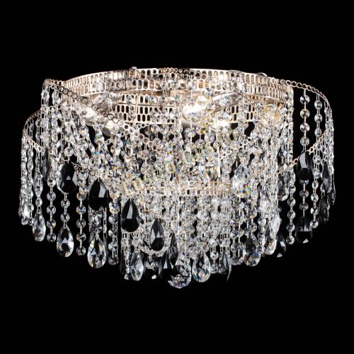 Люстра Космея №4 черная в Подольске Гусь Хрустальный