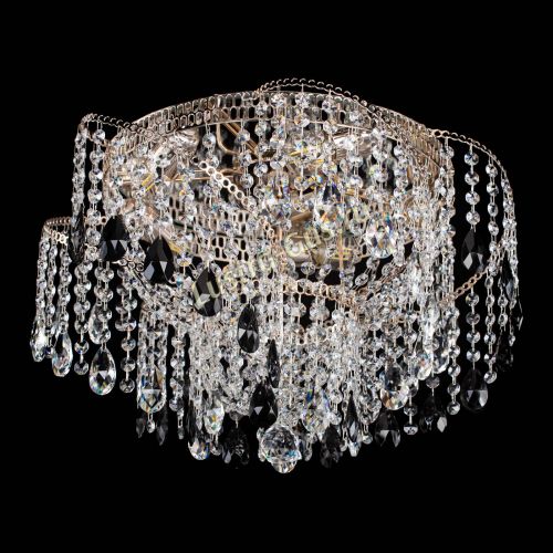 Люстра Космея №4 черная в Подольске Гусь Хрустальный