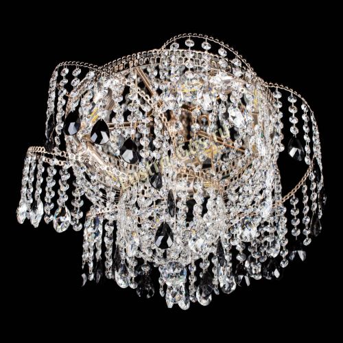 Люстра Космея №4 черная в Подольске Гусь Хрустальный