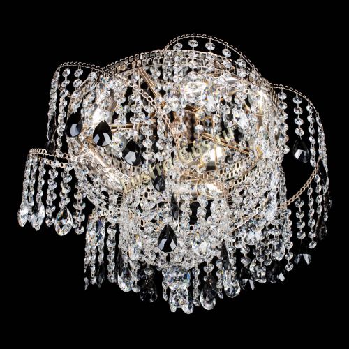 Люстра Космея №4 черная в Подольске Гусь Хрустальный