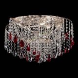 Люстра Космея №4 красная в Подольске