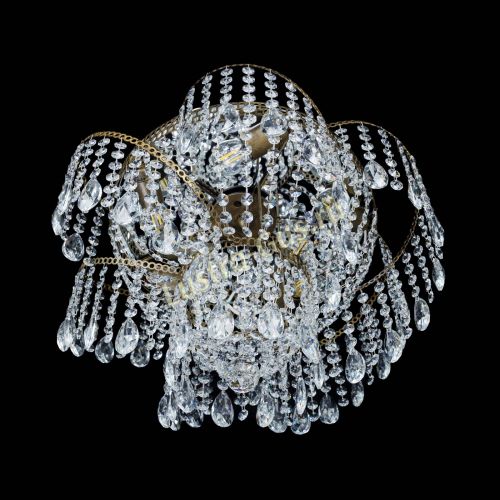 Люстра Космея №5 под бронзу в Подольске Гусь Хрустальный