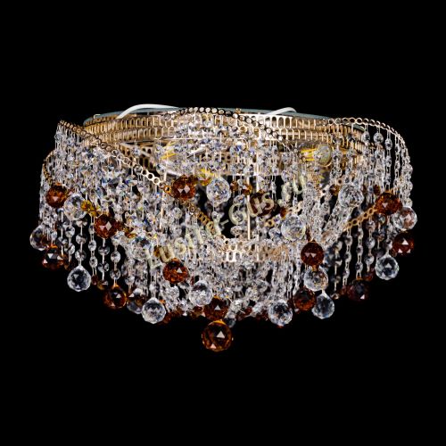 Люстра Космея шар 40 мм чайная в Подольске Гусь Хрустальный