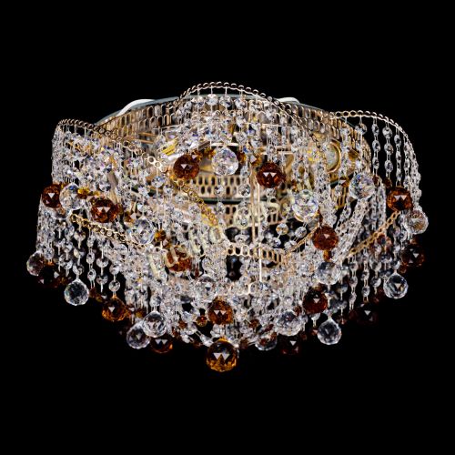 Люстра Космея шар 40 мм чайная в Подольске Гусь Хрустальный