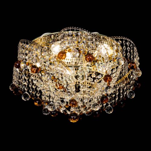 Люстра Космея шар 40 мм чайная в Подольске Гусь Хрустальный