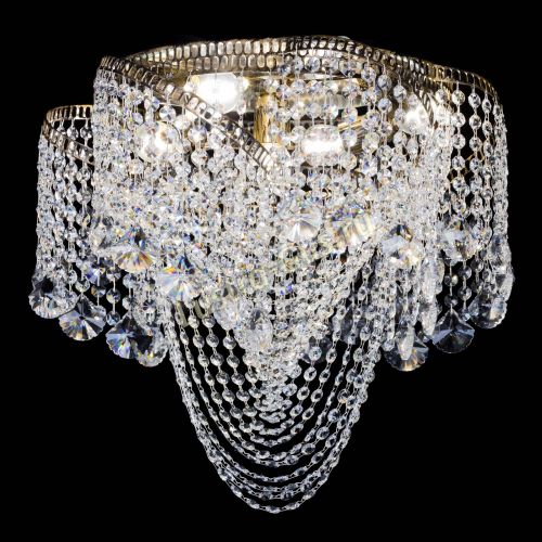 Люстра Космея Водоворот Веер под бронзу в Подольске Гусь Хрустальный