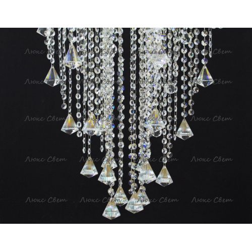 Люстра Космос 5 ламп конус 40 мм длинная  в Подольске Гусь Хрустальный