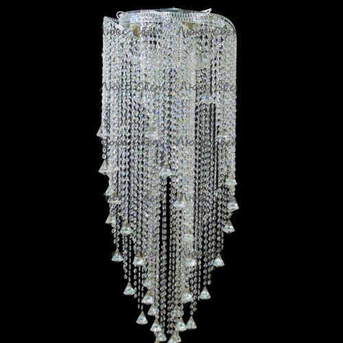 Люстра Космос 5 ламп конус 40 мм длинная  в Подольске Гусь Хрустальный