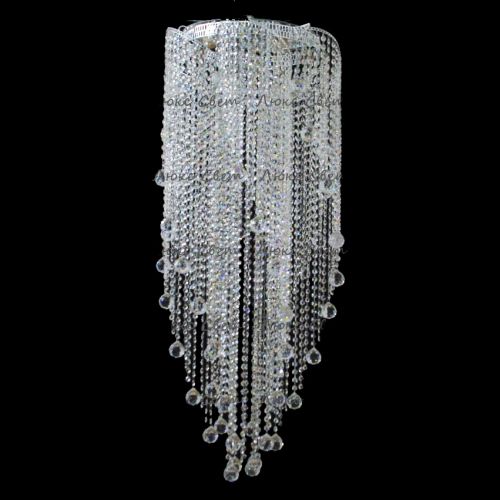 Люстра Космос 5 ламп  шар 40 мм длинная в Подольске Гусь Хрустальный