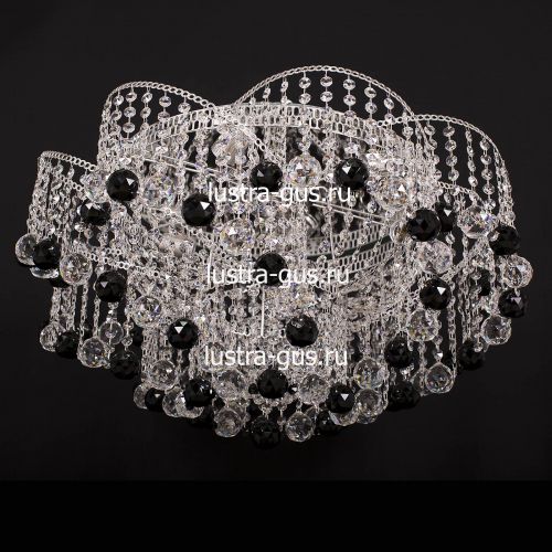Люстра Космос шар 40 мм черная в Подольске Гусь Хрустальный