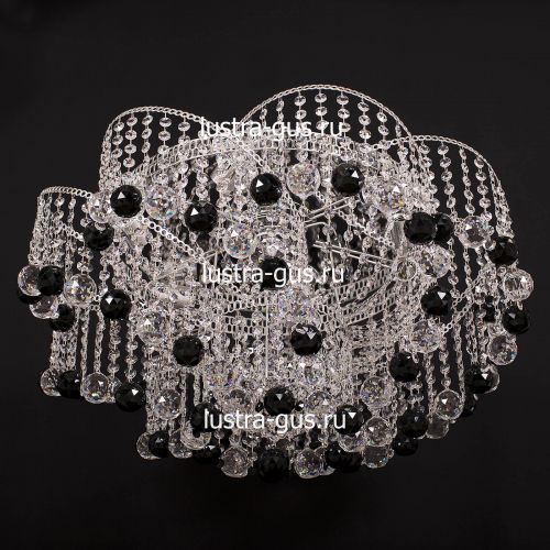 Люстра Космос шар 40 мм черная в Подольске Гусь Хрустальный