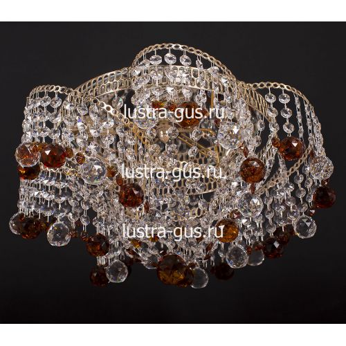 Люстра Космос шар 40 мм чайная в Подольске Гусь Хрустальный