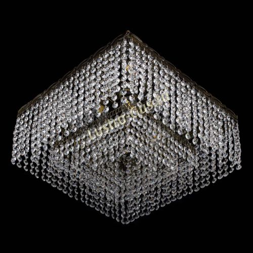 Люстра Квадрат №3 под бронзу в Подольске Гусь Хрустальный