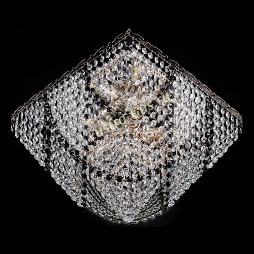 Люстра Квадрат Бриз черная в Подольске Гусь Хрустальный