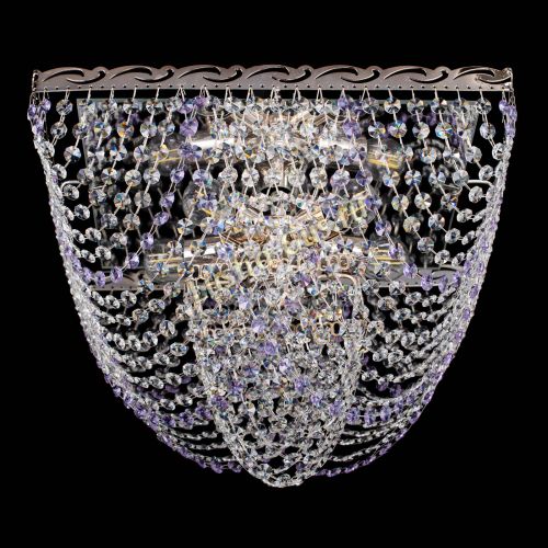 Люстра Квадрат Бриз фиолетовая в Подольске Гусь Хрустальный