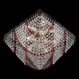 Люстра Квадрат Бриз красная в Подольске